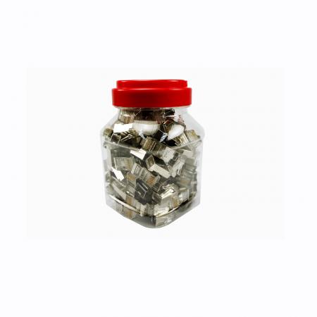 100 Pieces of Connectors / Plug Covers in a Jar